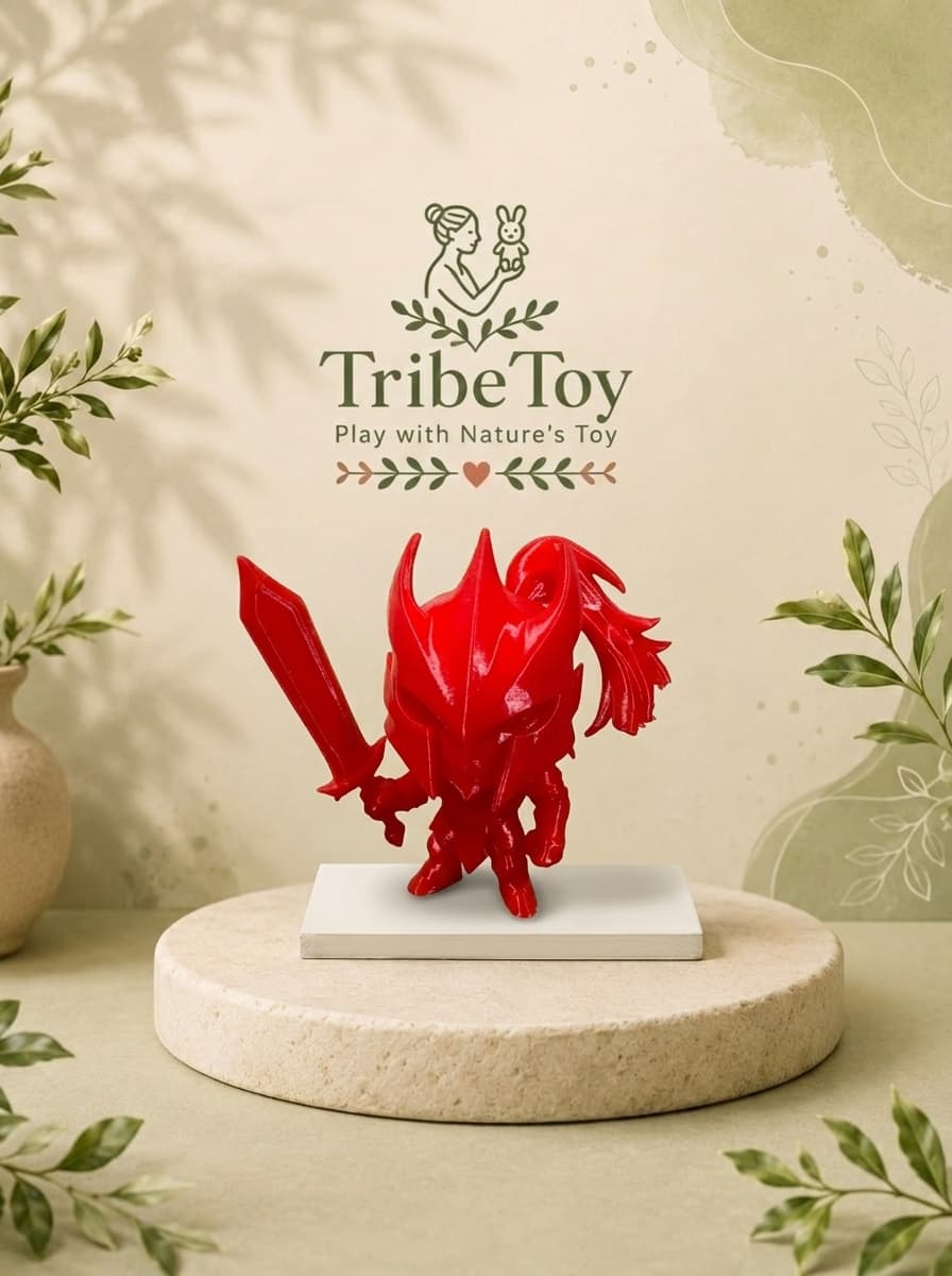 3D printed warrior toy